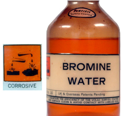 Colour Of Bromine Water   Bromine Water.JPG